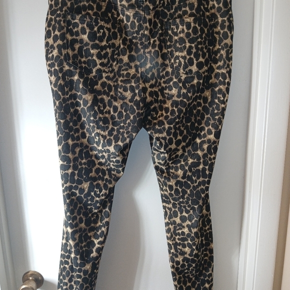 (#300) Women's Faded Glory Leopard Print Leggings Size 16-18 (XL) - Picture 6 of 9